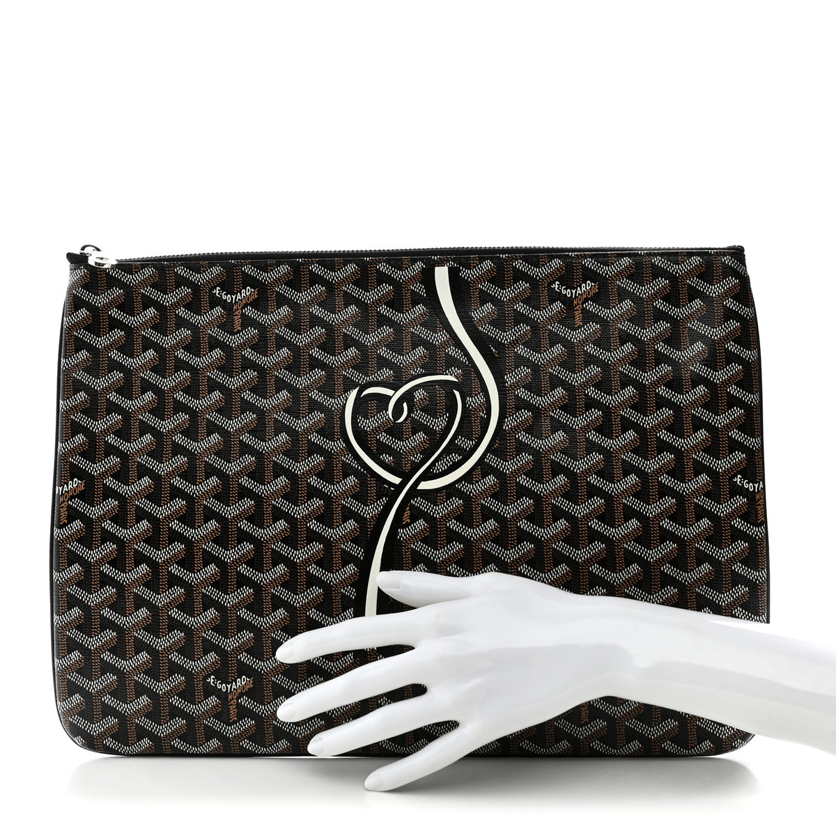 Goyard Goyardine Senat Pochette GM Black 2 of 9