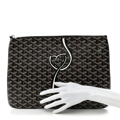 Goyard Goyardine Senat Pochette GM Black 2 of 9