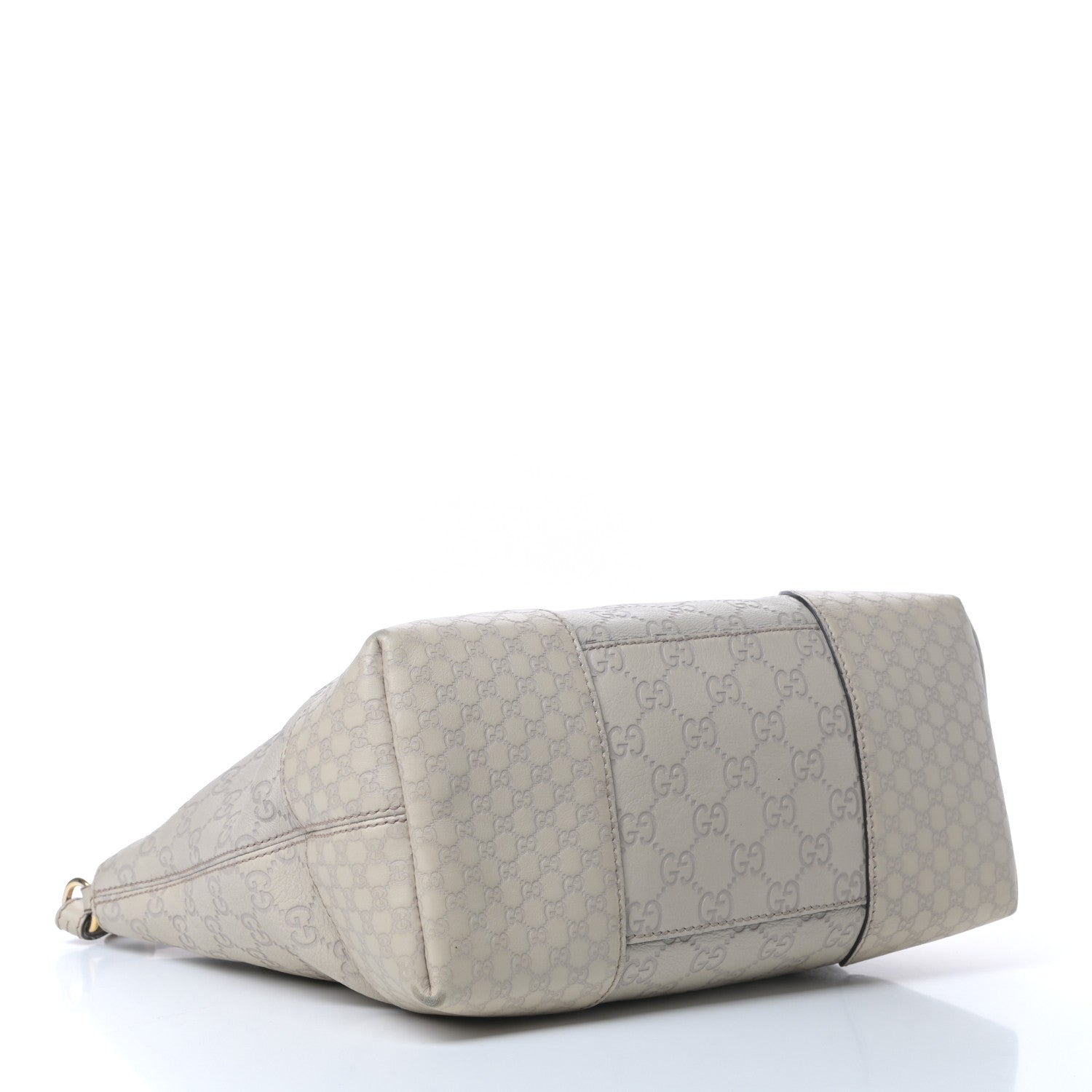 Gucci Guccissima Medium Bree Foldover Tote Nude 4 of 12