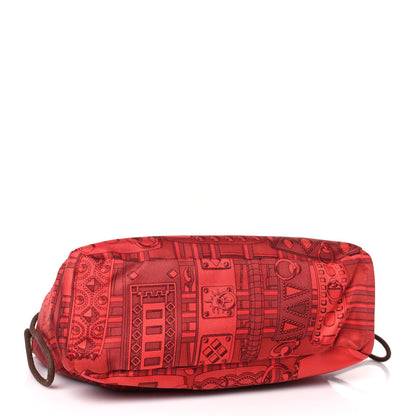 Hermes Silk Barenia Fourbi 20 PM Pouch 4 of 9