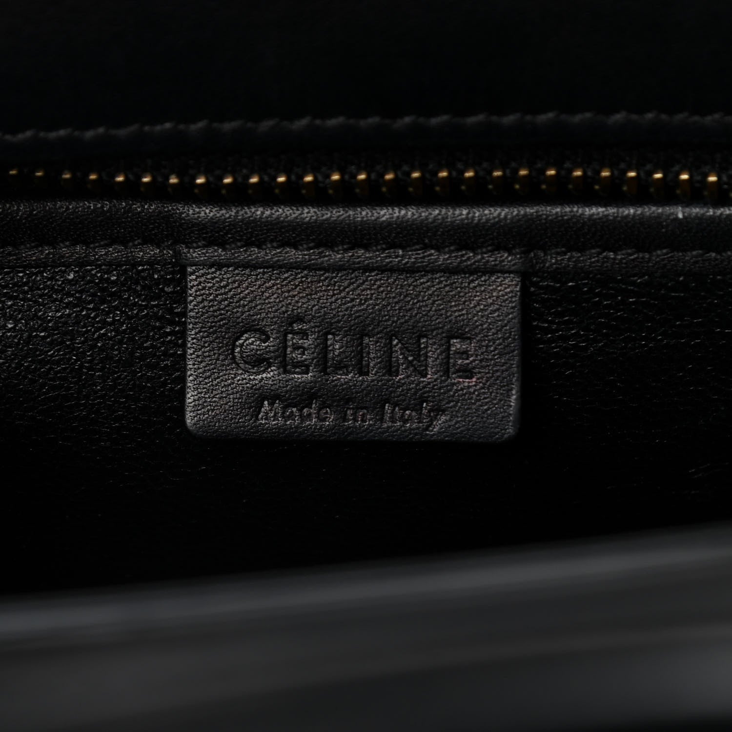 Celine Bullhide Calfskin Nubuck Bi-Color Nano Luggage Black White 6 of 12