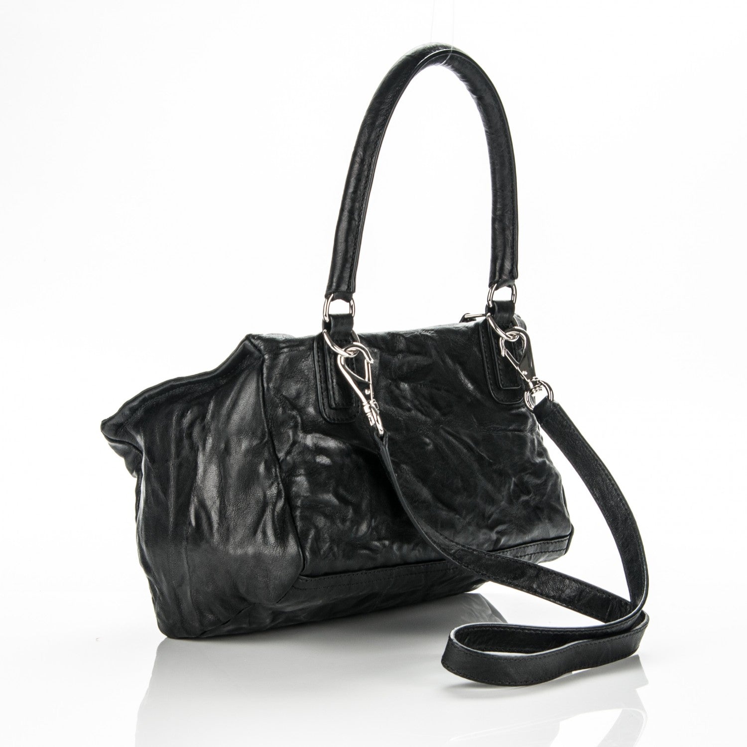 Givenchy Tumbled Sheepskin Small Pandora Black 3 of 7