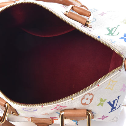 Louis Vuitton Monogram Multicolor Speedy 30 White 5 of 10