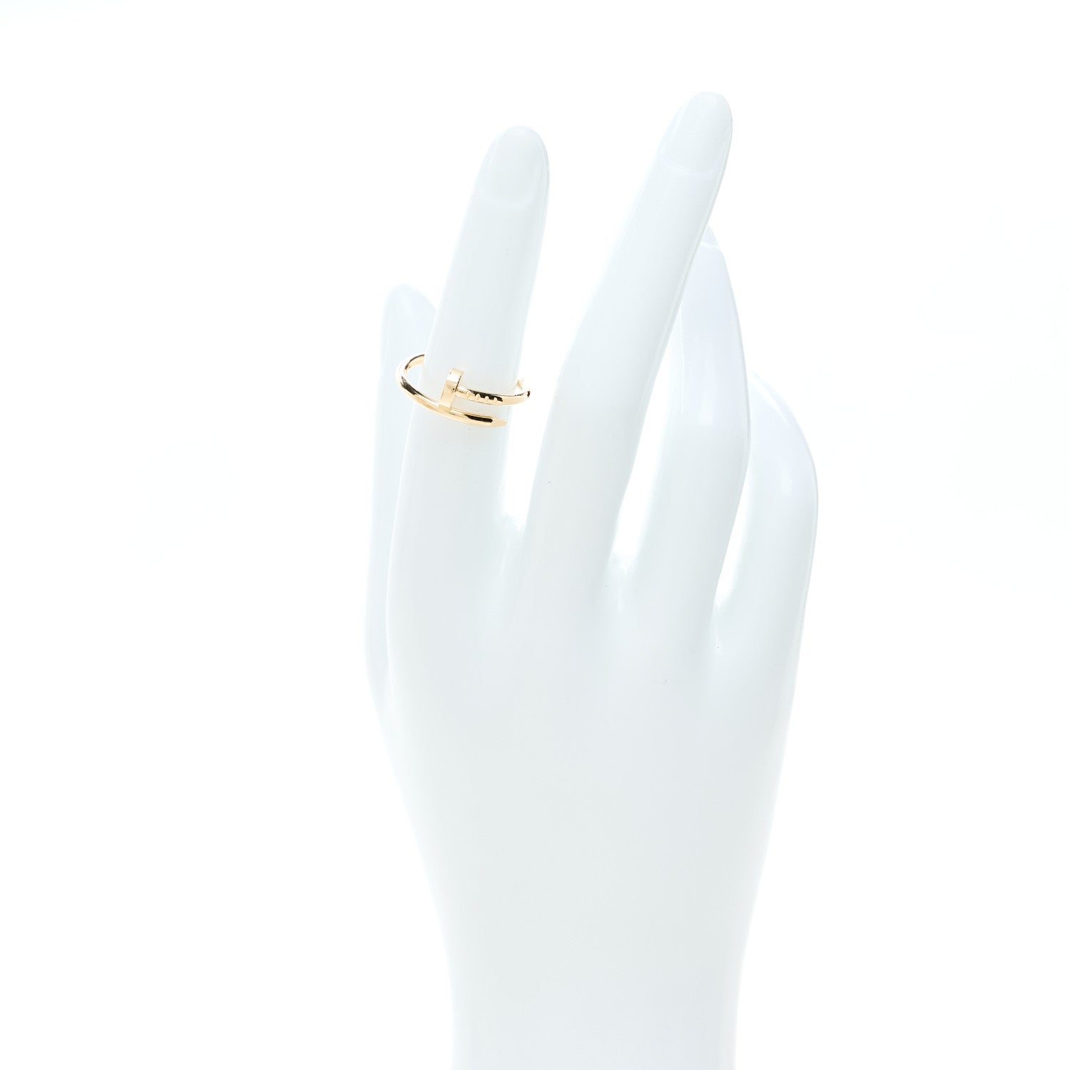 Cartier 18K Yellow Gold Small Juste Un Clou Ring 51 5.75 2 of 5