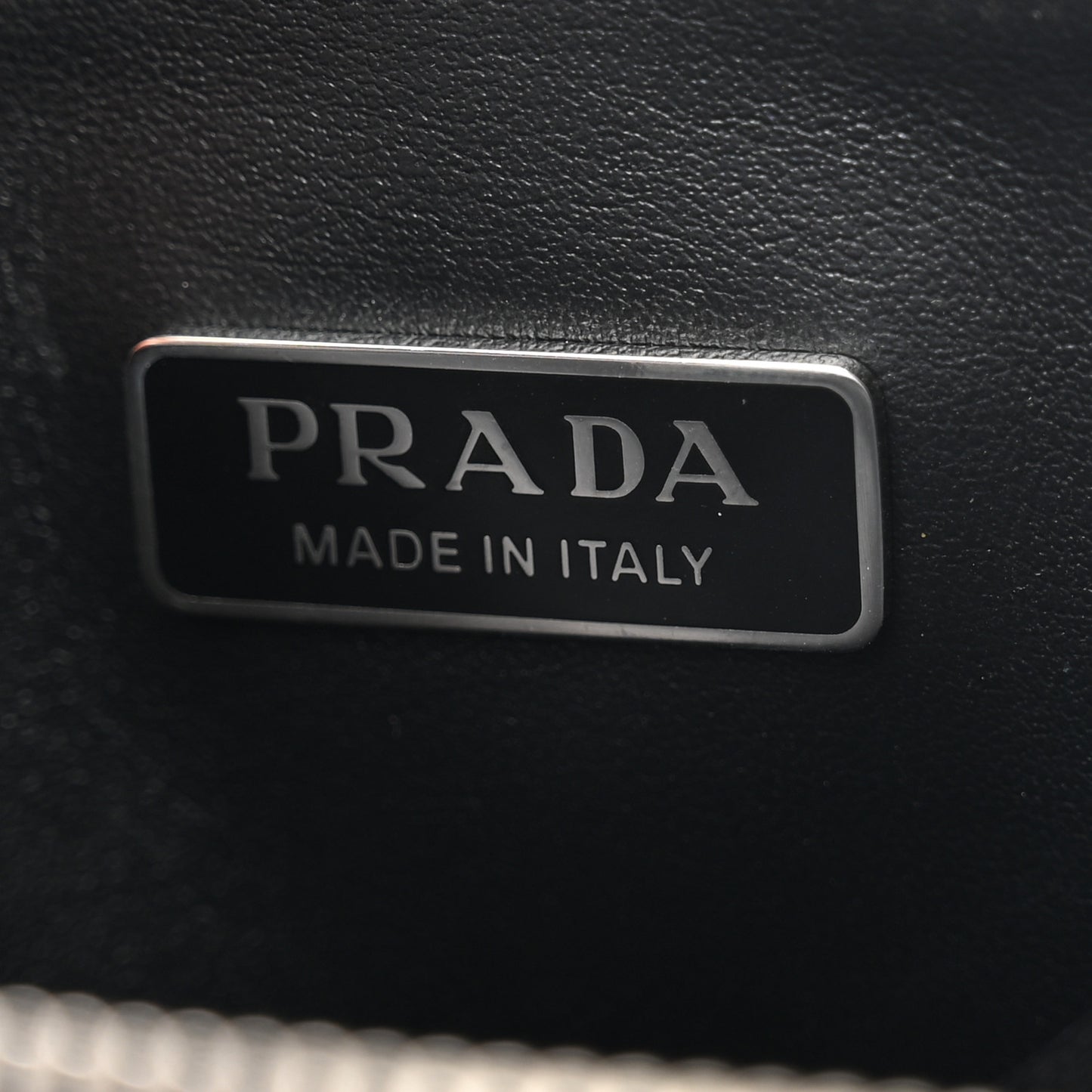 Spazzolato Triangle Coin Pouch Bag Charm Black