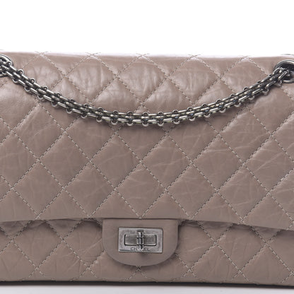 Chanel Aged Calfskin Quilted 2.55 Reissue 226 Flap Taupe 10 of 12
