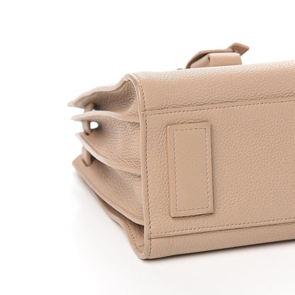 Saint Laurent Grained Calfskin Baby Sac De Jour Souple Dark Beige 6 of 8