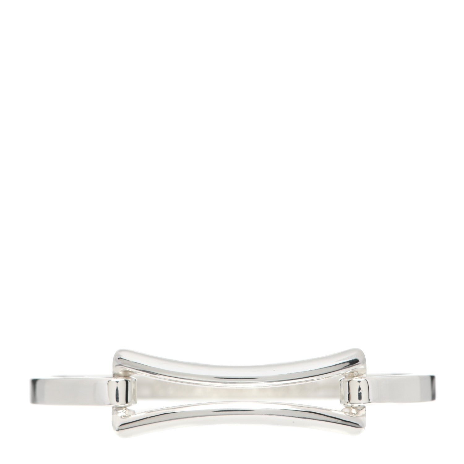 Tiffany Sterling Silver Rectangle Bangle Bracelet 1 of 4