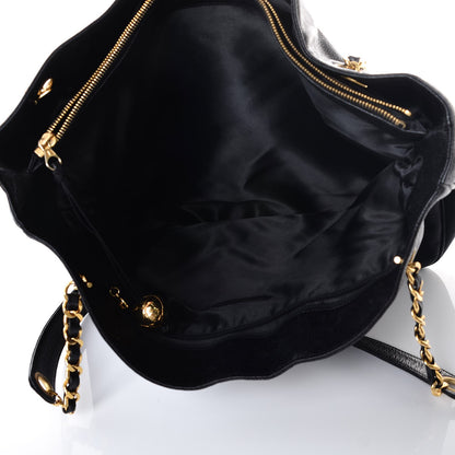 Chanel Caviar Large CC Shoulder Bag Black 6 of 7