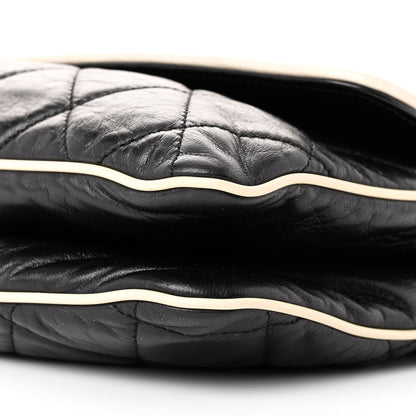Chanel Lambskin East West Mademoiselle Flap Black 10 of 11