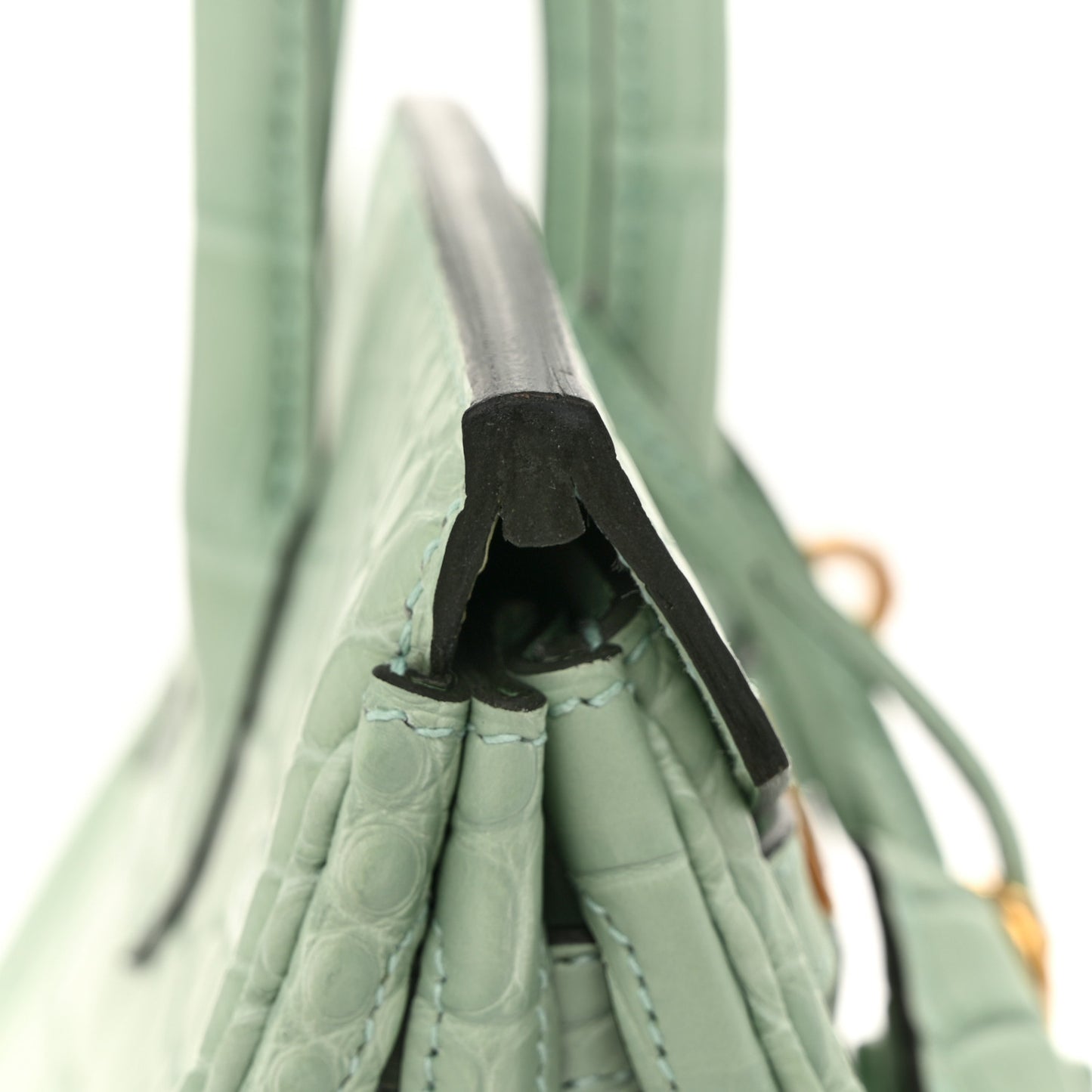 Matte Alligator Birkin 25 Vert D'eau