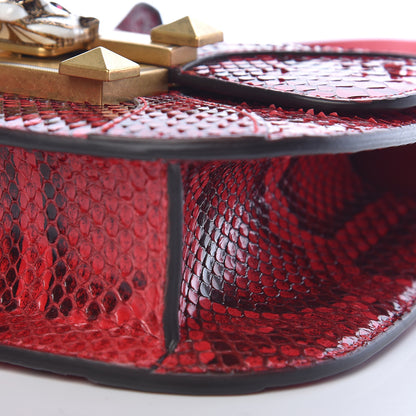 Gucci Elaphe Radiata Small Osiride Shoulder Bag Hibiscus Red 10 of 10