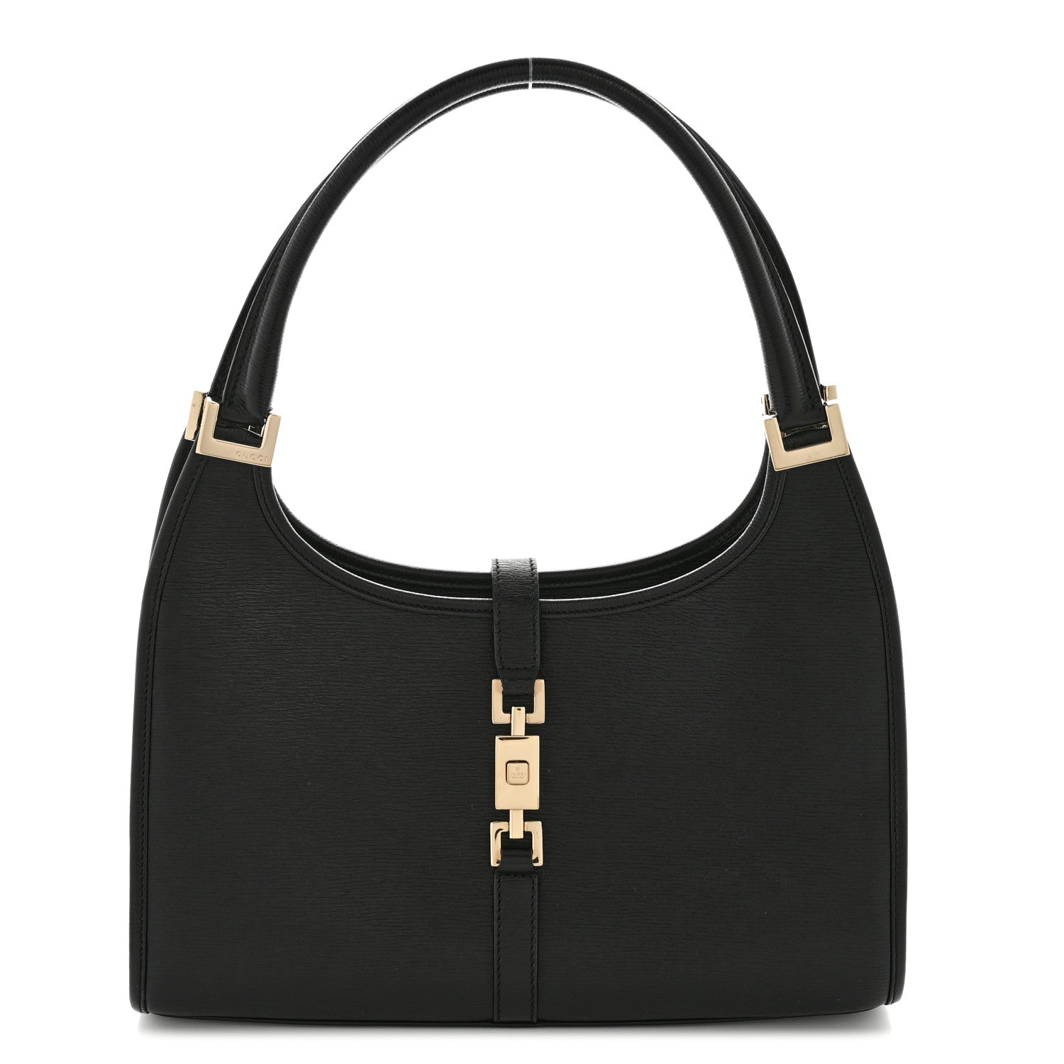 Gucci Calfskin Bardot Hobo Black 1 of 14