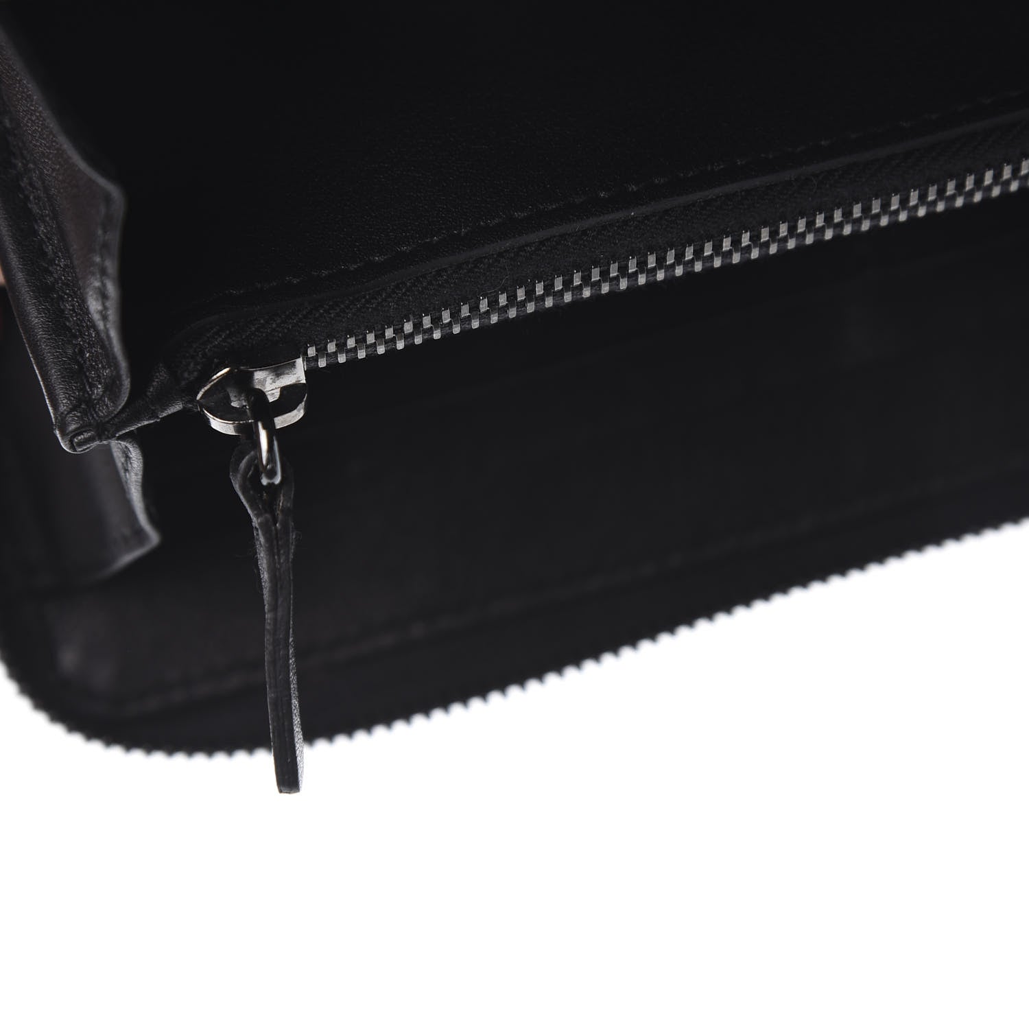 Valentino Garavani Calfskin Rockstud All Over Zip Around Wallet Black 11 of 12