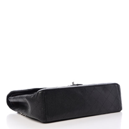 Chanel Caviar Quilted Maxi Double Flap Black 4 of 17