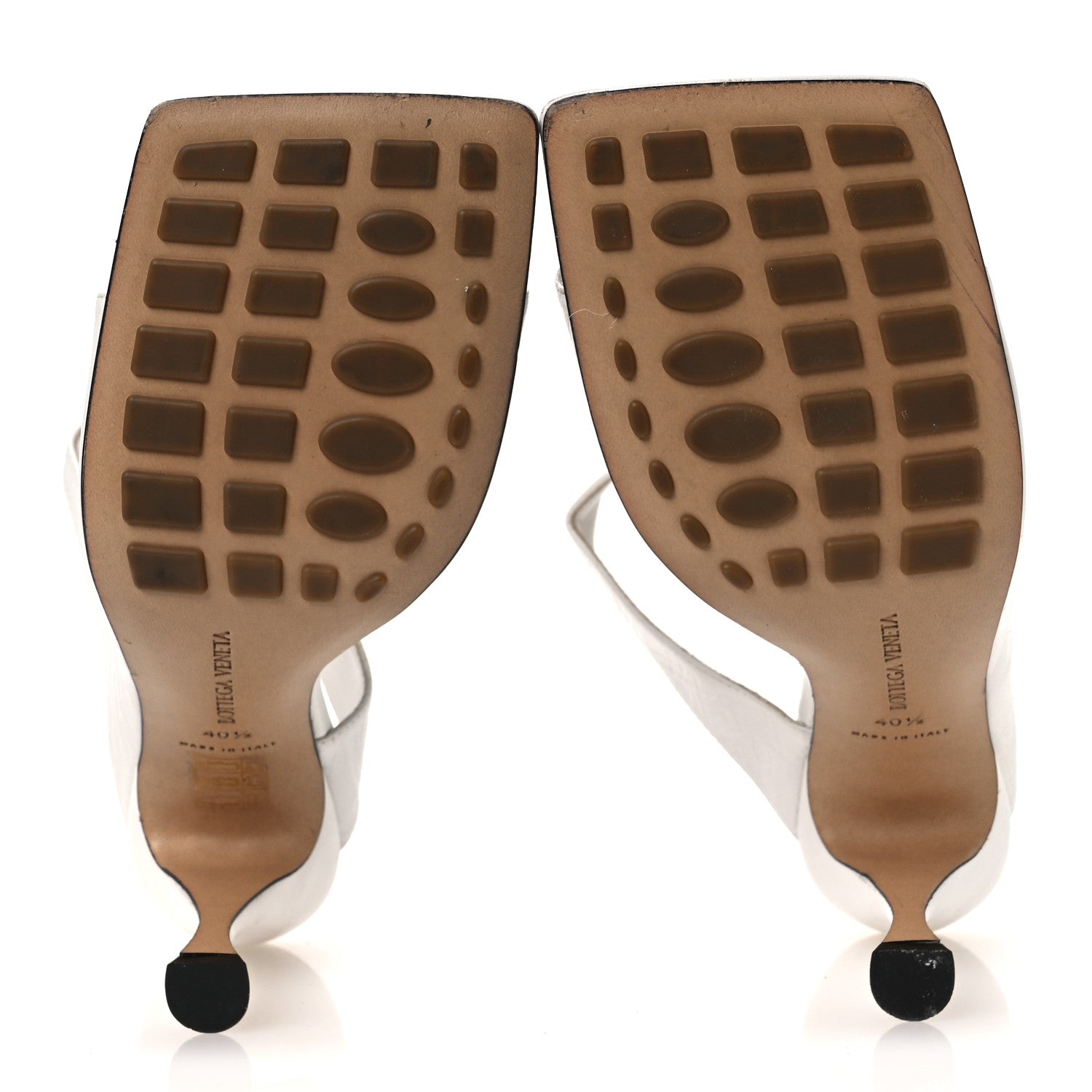 Bottega Veneta Nappa Crunch Lux Sandals 40.5 Optic White 7 of 12