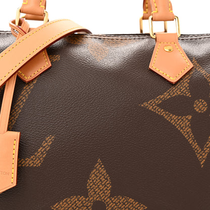 Louis Vuitton Reverse Monogram Giant Speedy Bandouliere 30 8 of 11