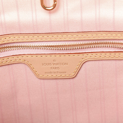 Louis Vuitton Damier Azur Delightful PM Rose Ballerine 6 of 13
