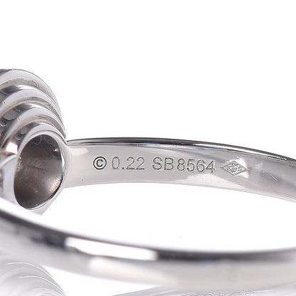 Cartier Platinum Diamond .22ct D'Amour Engagement Ring 51 5.75 5 of 8