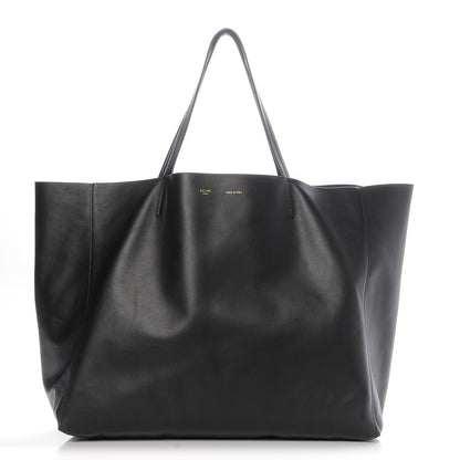 Celine Lambskin Horizontal Cabas Black 1 of 7