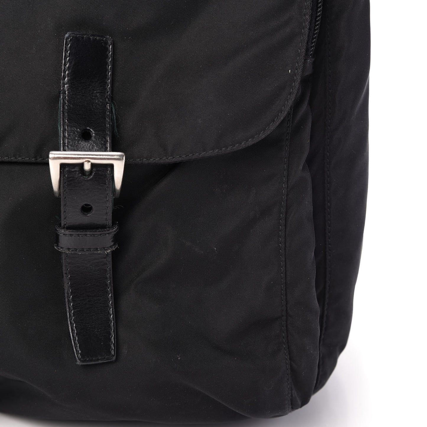 Nylon Vela Messenger Bag Black