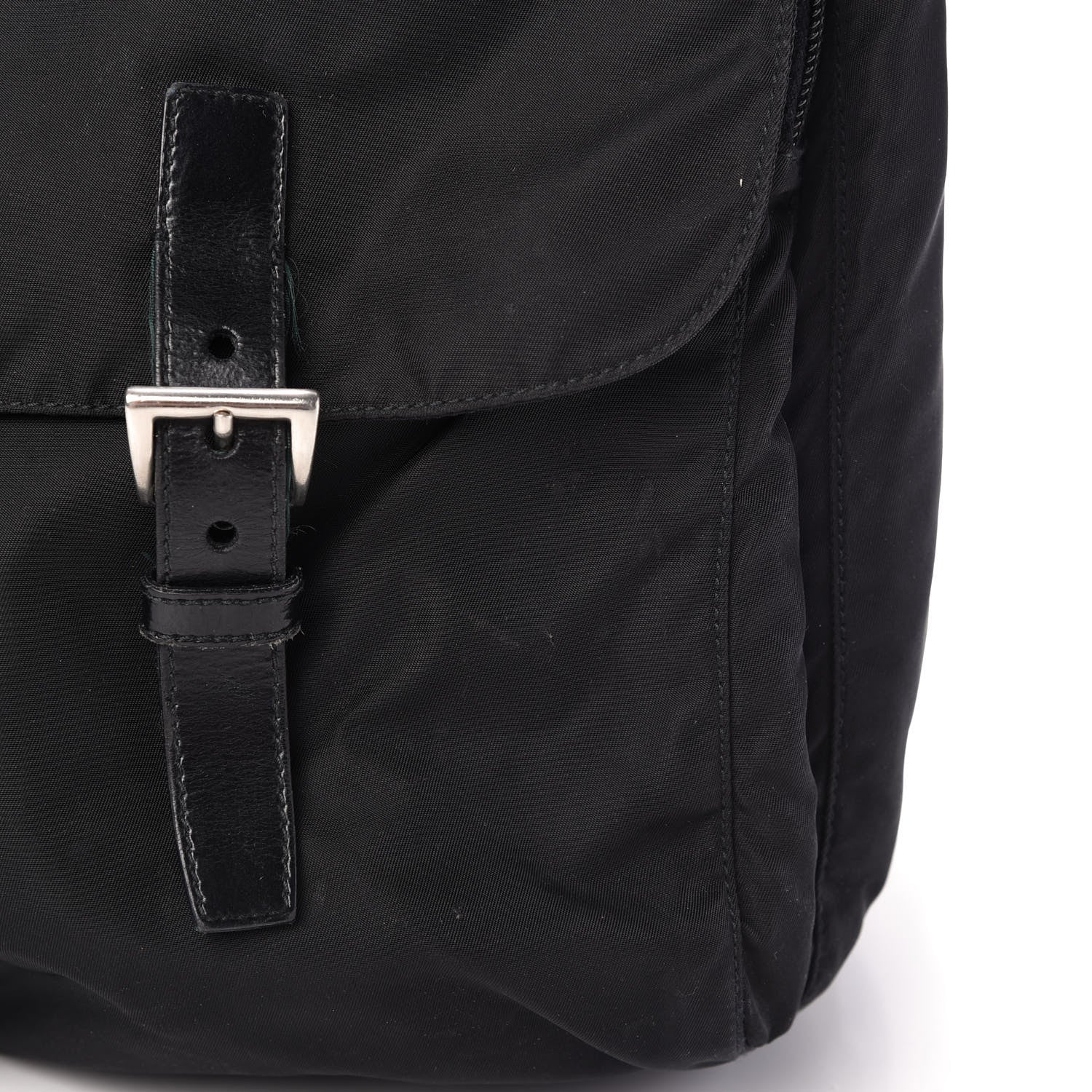 Prada Nylon Vela Messenger Bag Black 11 of 12