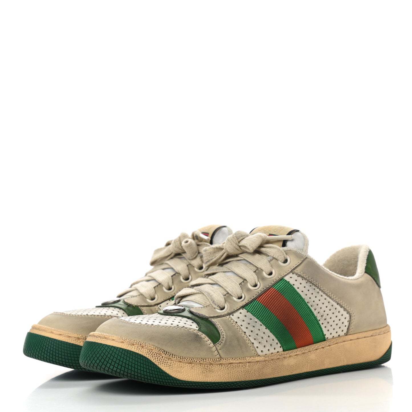 Nubuck Web Womens Screener Sneakers 37.5 Dusty Milk New Mystic White Vintage Green