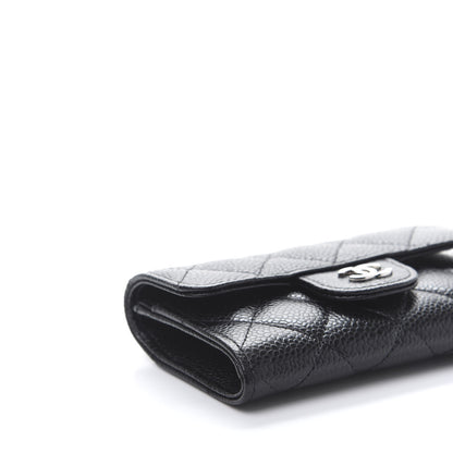 Chanel Caviar Quilted Flap Card Holder Black 6 of 11
