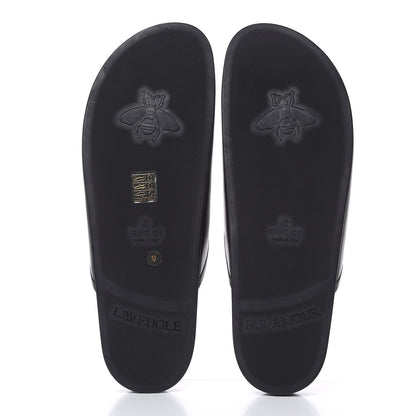 Gucci Calfskin Mens Horsebit River Slippers 10 Black 5 of 9