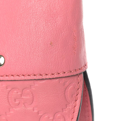 Gucci Guccissima Half Moon Hobo Sushi Pink 11 of 16