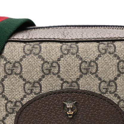 Gucci GG Supreme Monogram Web Neo Vintage Shoulder Bag Beige New Acero Crop 8 of 10