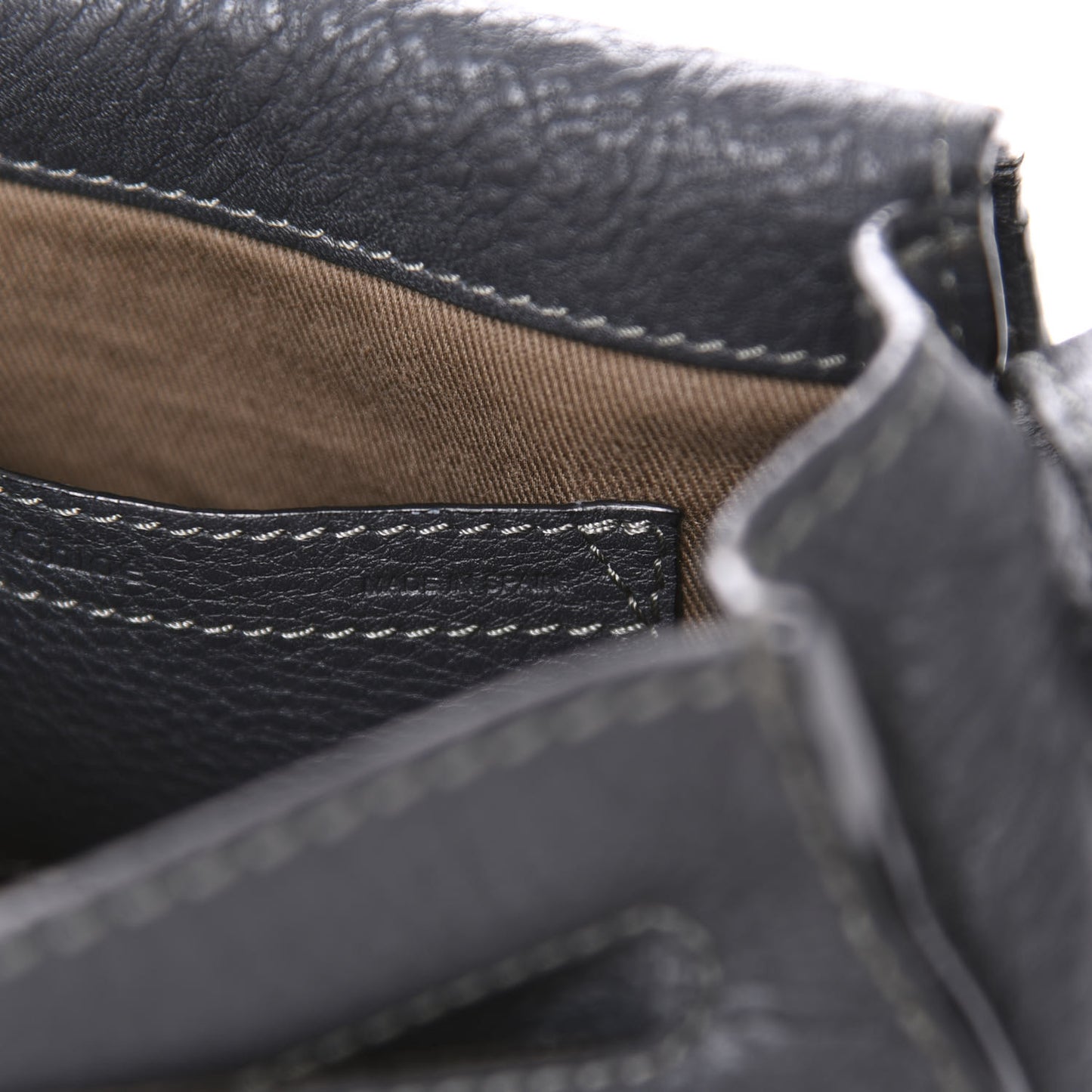 Calfskin Mini Marcie Round Crossbody Bag Black