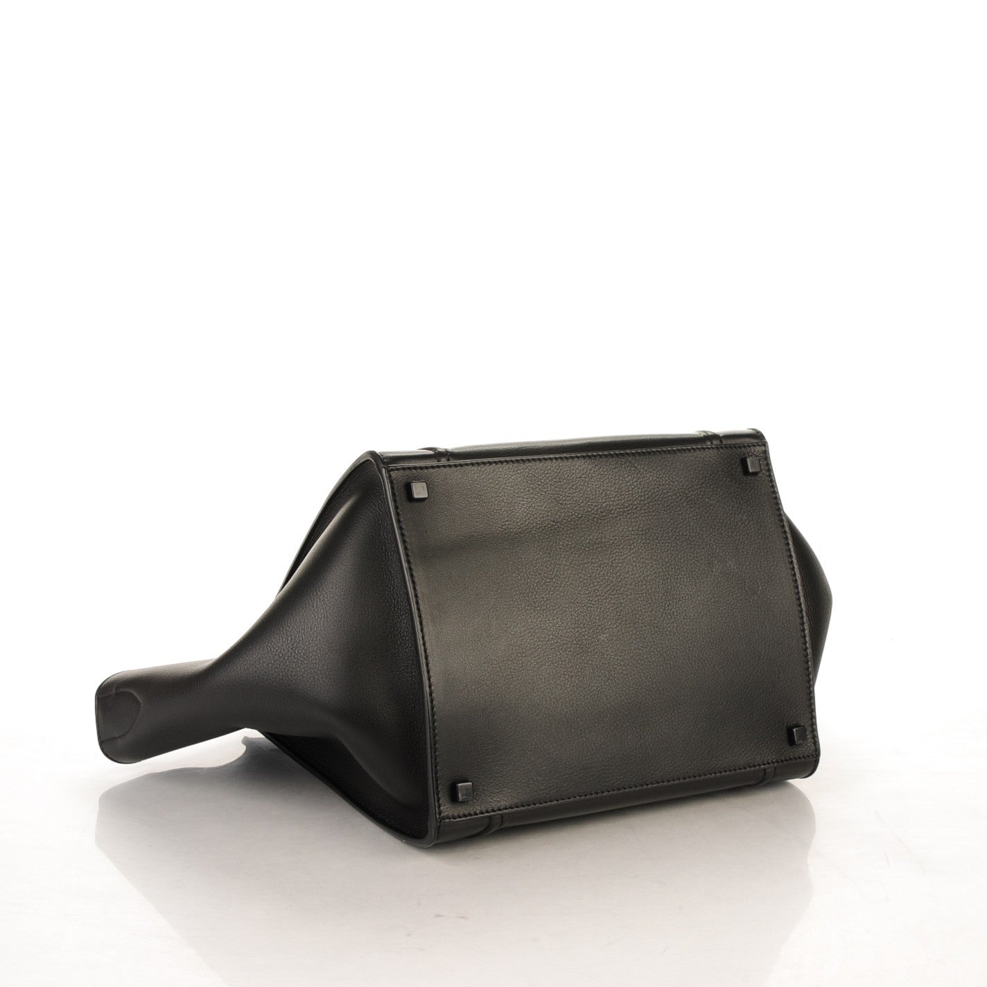 Supple Calfskin Medium Phantom Luggage Black