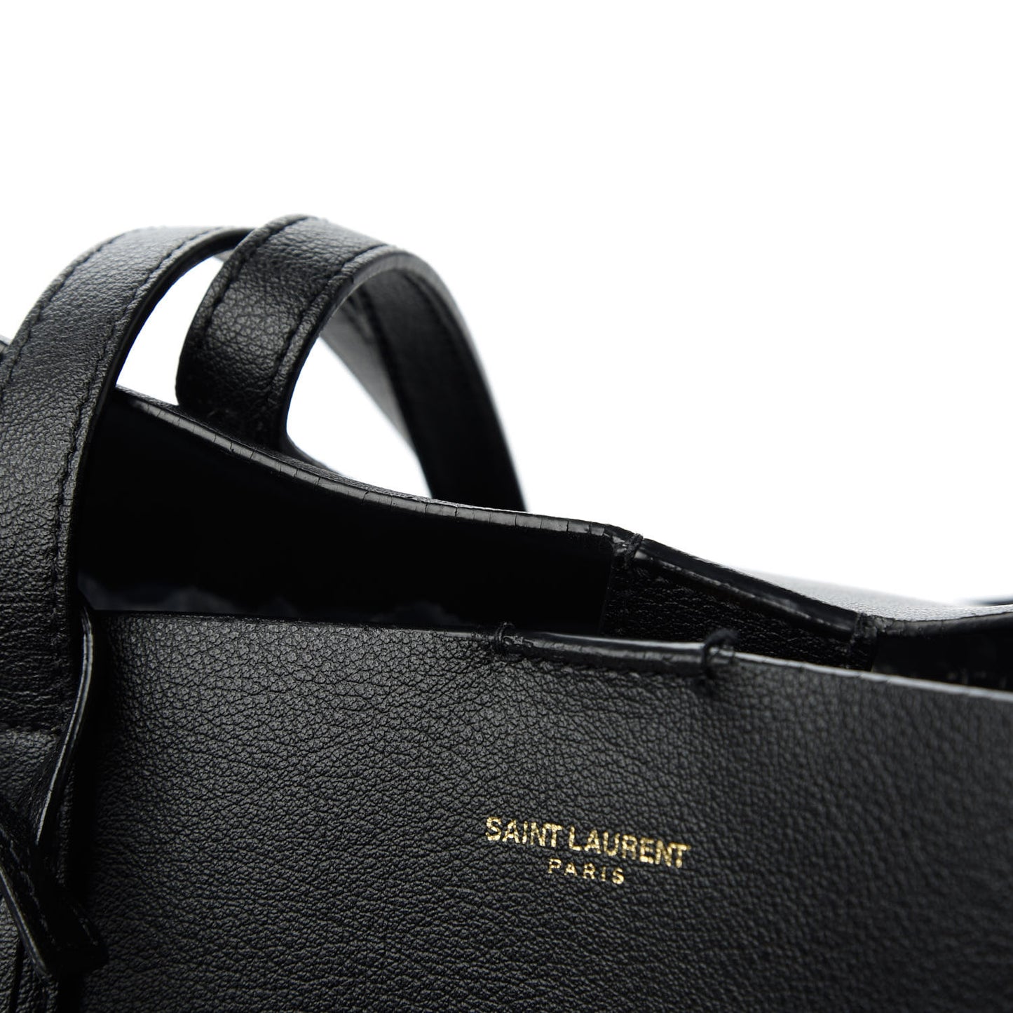 Calfskin Large Shopping Tote Black