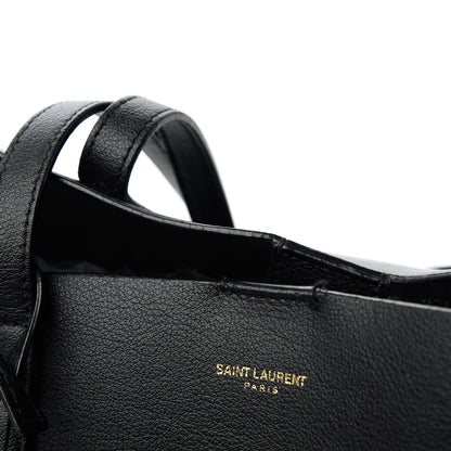 Saint Laurent Calfskin Large Shopping Tote Black 12 of 14
