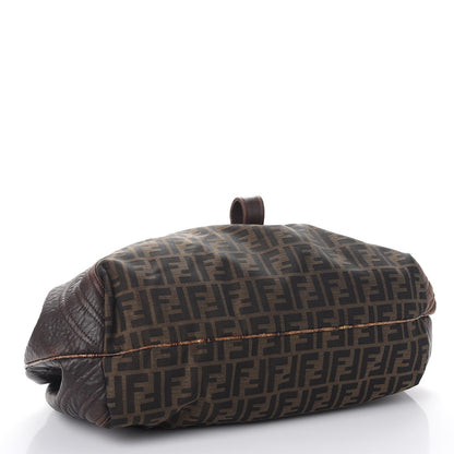 Fendi Zucca Nappa Nuvolata Vitello Tortuga Spy Tobacco Moro 4 of 12