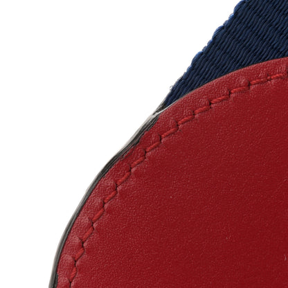 Gucci Calfskin Sylvie Web Queen Margaret Shoulder Bag Blue Agata Hibiscus Red Mystic White 16 of 16
