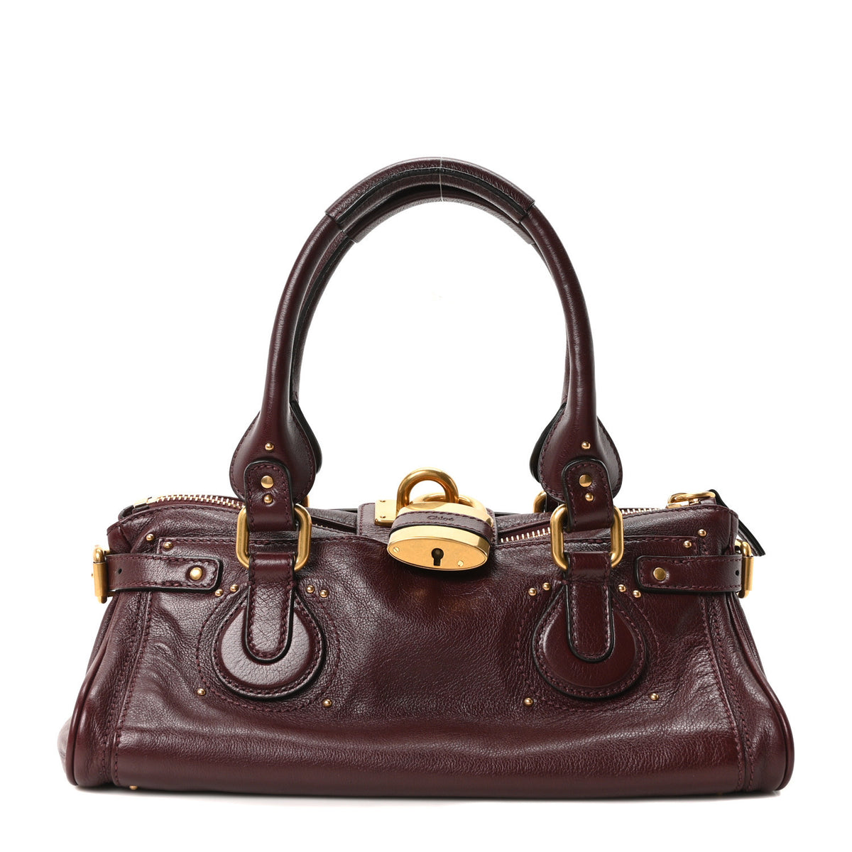 Grained Buffalo Paddington Satchel Crafty Brown