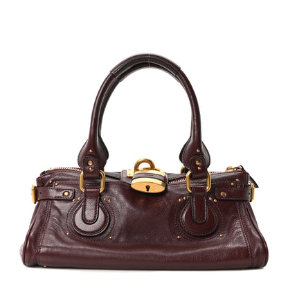 Chloe Grained Buffalo Paddington Satchel Crafty Brown 1 of 10