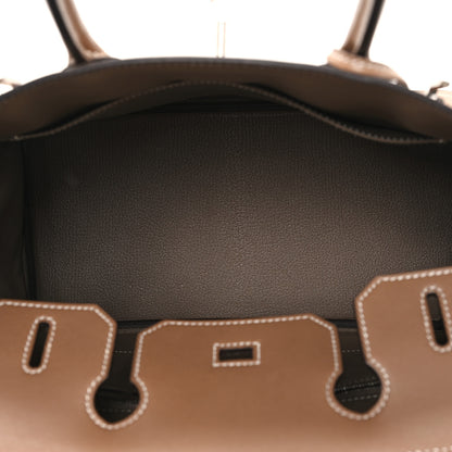 Hermes Tadelakt Birkin 30 Etoupe 5 of 11