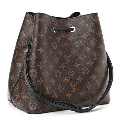 Louis Vuitton Monogram Neonoe MM Black 3 of 13