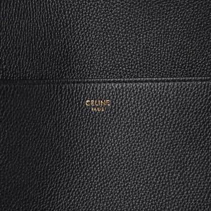 Celine Soft Grained Calfskin Sangle Bucket Bag Black 6 of 8