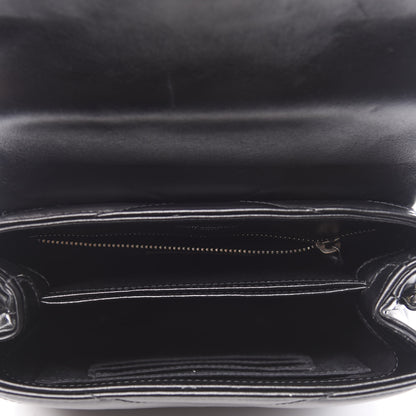 Saint Laurent Calfskin Y Quilted Monogram Toy Loulou Crossbody Bag Black 4 of 11