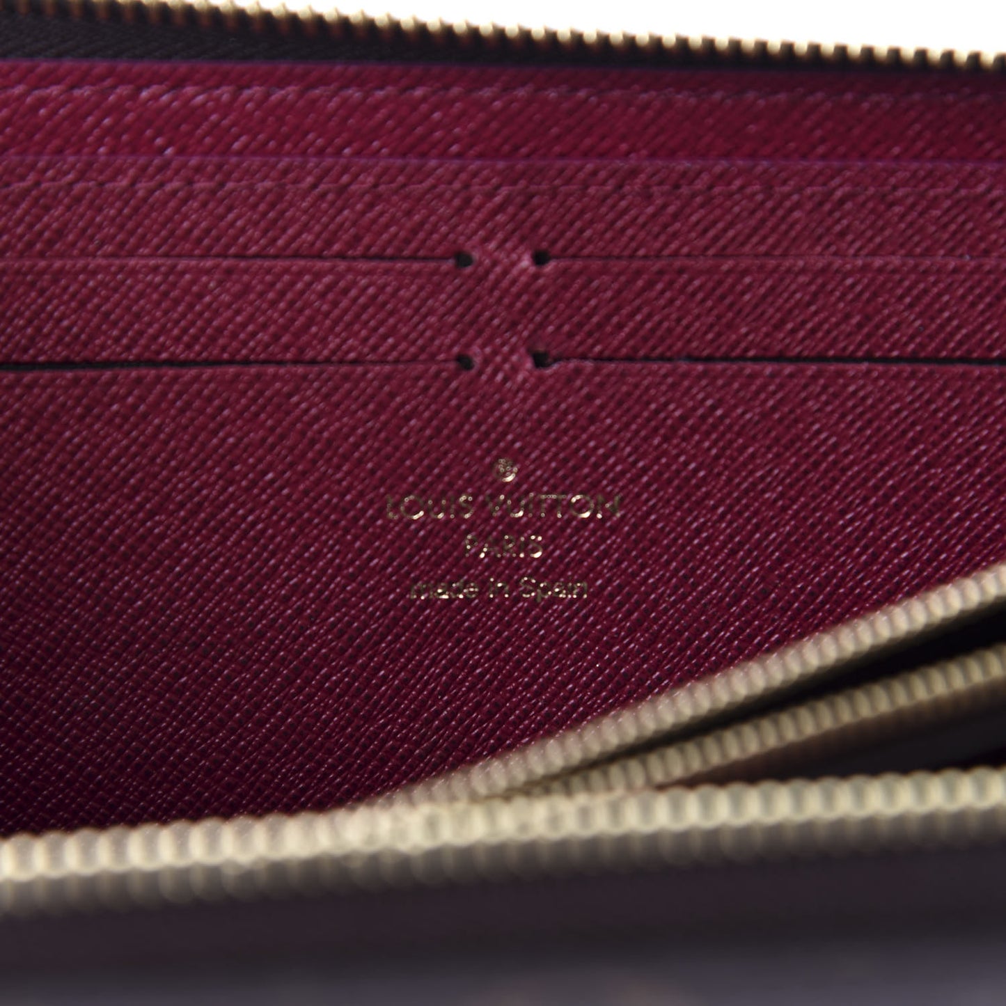 Monogram Clemence Wallet Fuchsia