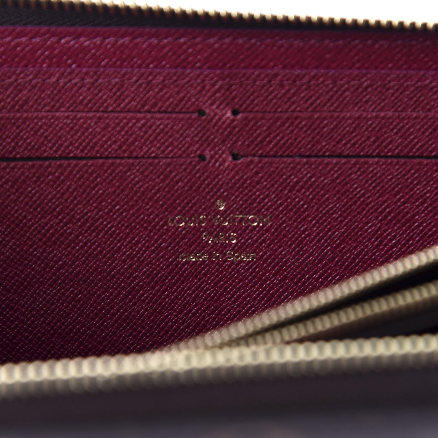 Louis Vuitton Monogram Clemence Wallet Fuchsia 7 of 8