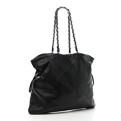 Chanel Lambskin CC Studded Bonbons Tote Black 3 of 9