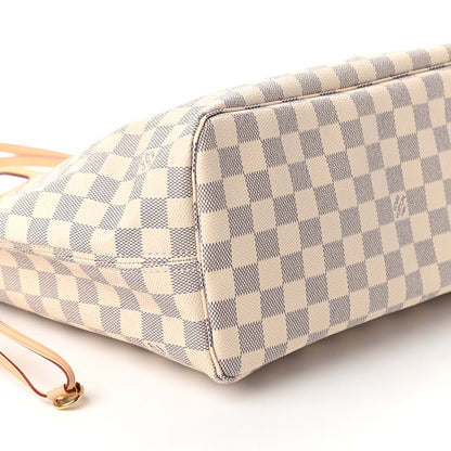 Louis Vuitton Damier Azur Neo Neverfull MM Rose Ballerine 6 of 10
