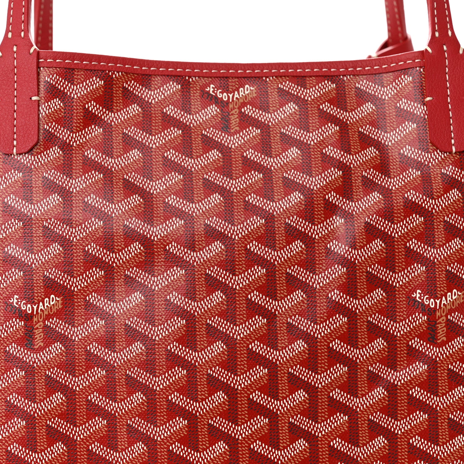 Goyard Goyardine Saint Louis GM Red 9 of 11