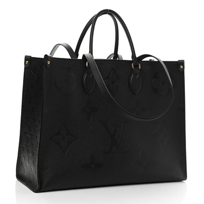 Louis Vuitton Empreinte Monogram Giant Onthego GM Black 3 of 10