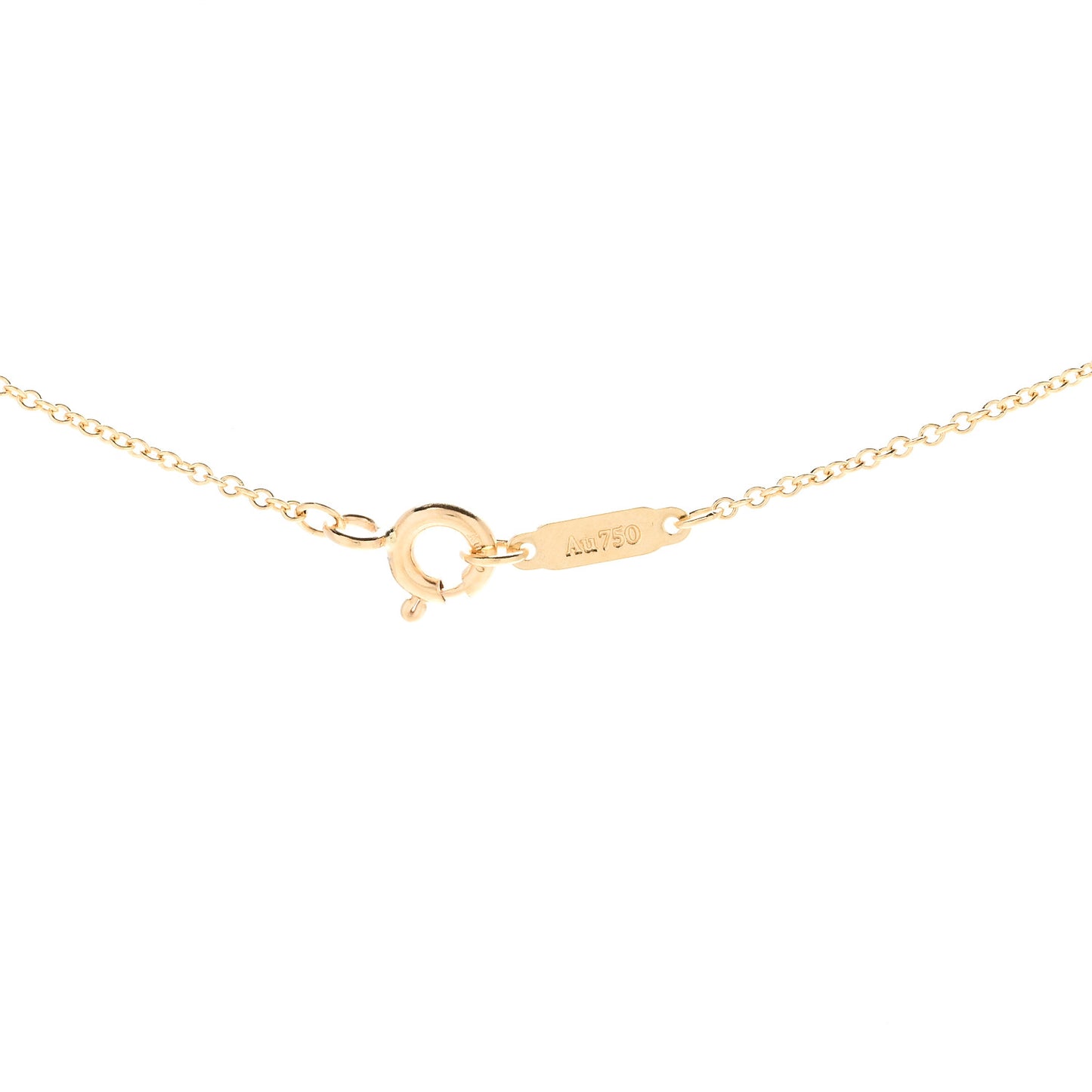 18K Yellow Gold Chain Necklace 16"